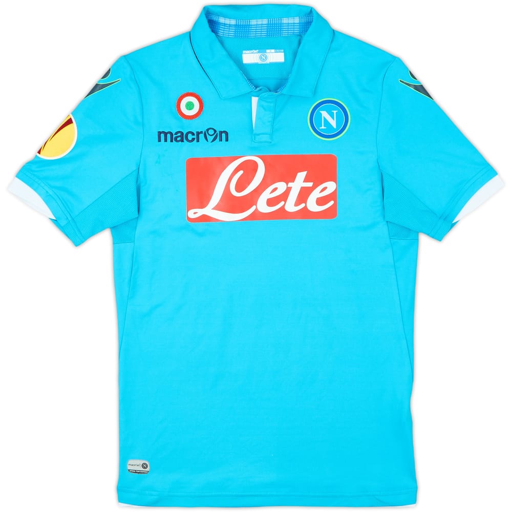 2014-15 Napoli European Home Shirt - 8/10 - (M)