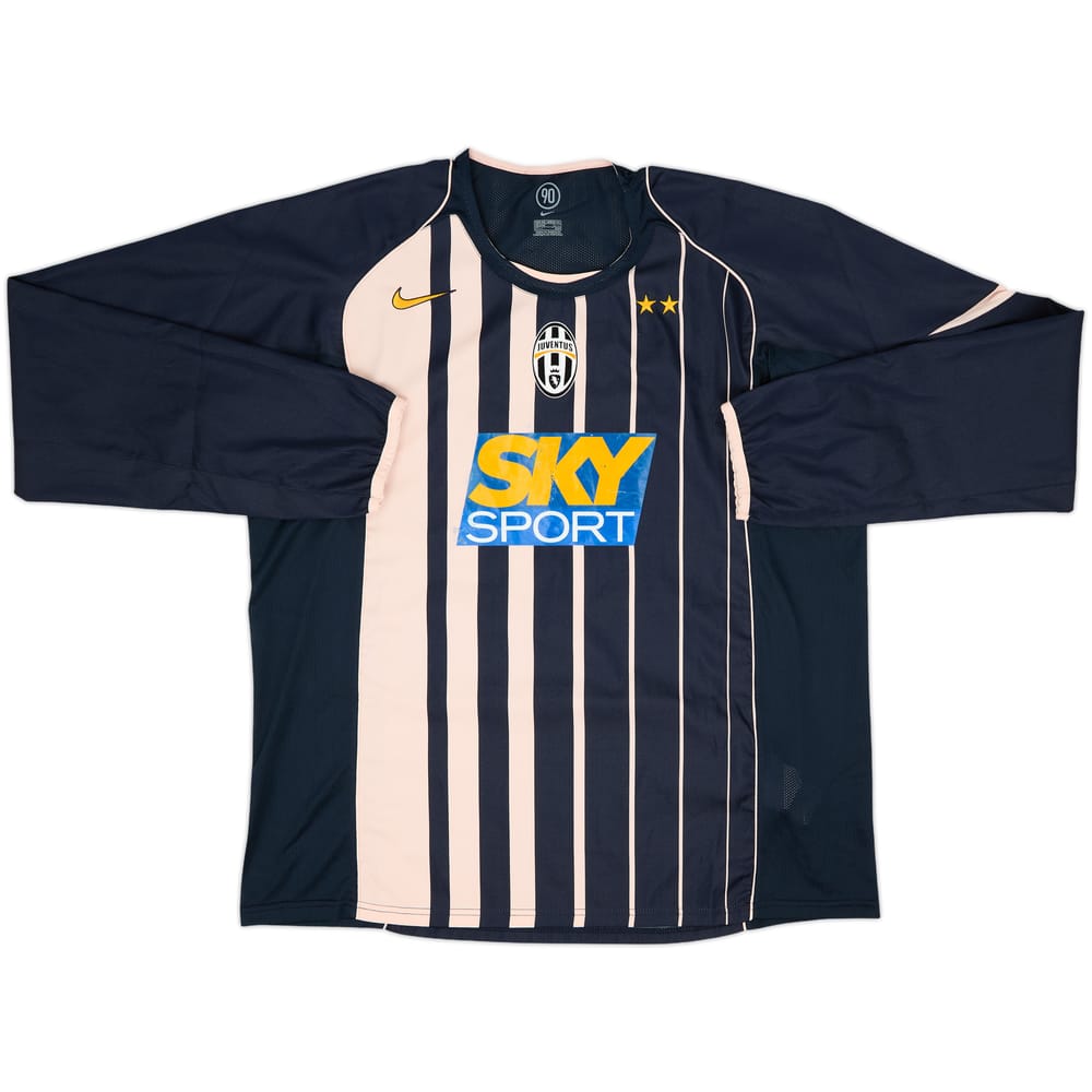 Camiseta de visitante L/S del Juventus 2004-05 - 5/10 - (XXL)