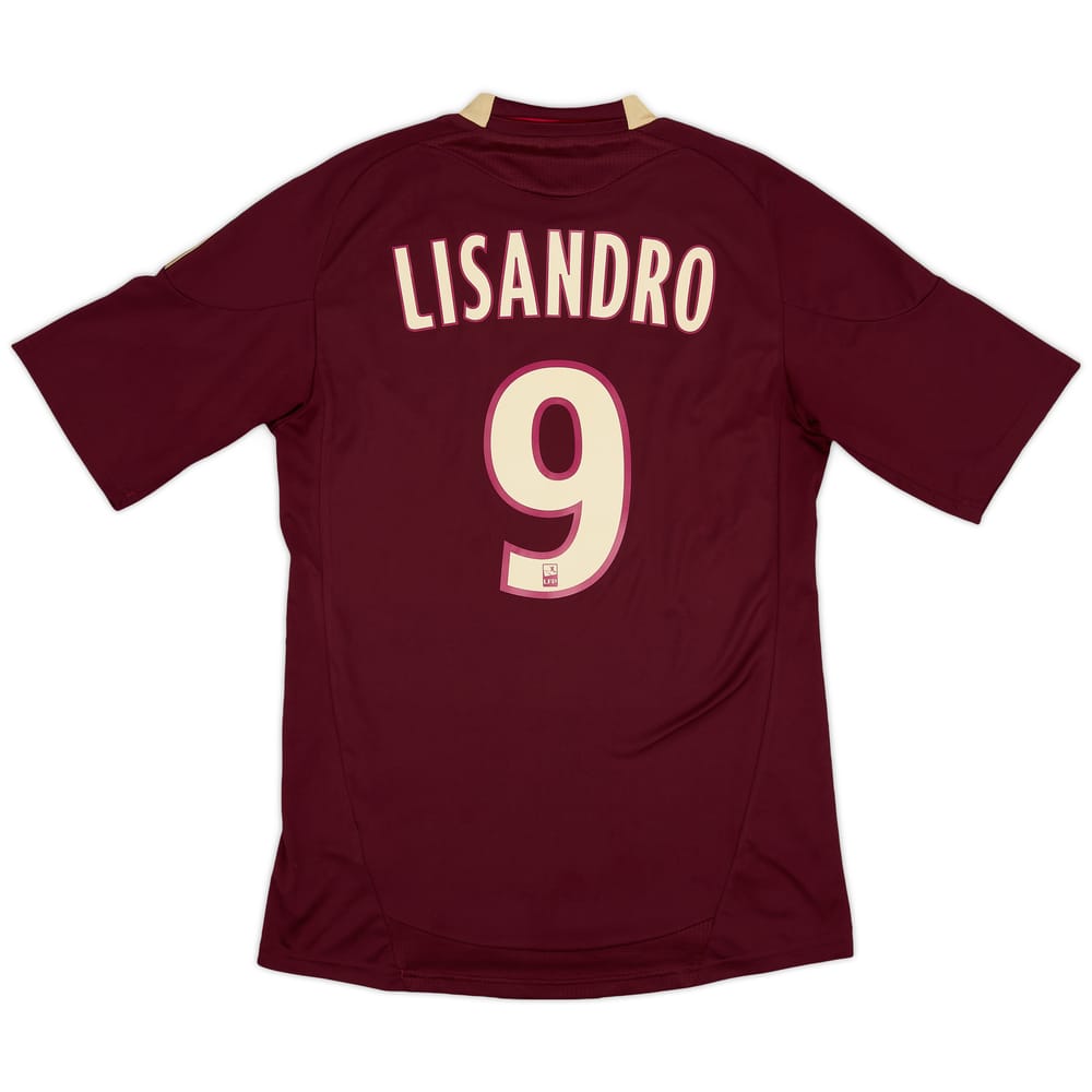 2010-11 Lyon Away Shirt Lisandro #9 - 7/10 - (S)