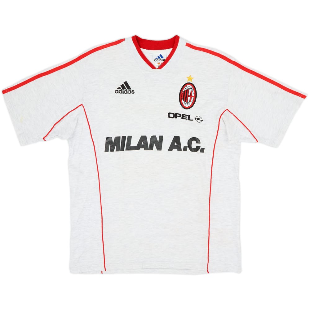 1999-00 AC Milan adidas Training Shirt - 8/10 - (M/L)