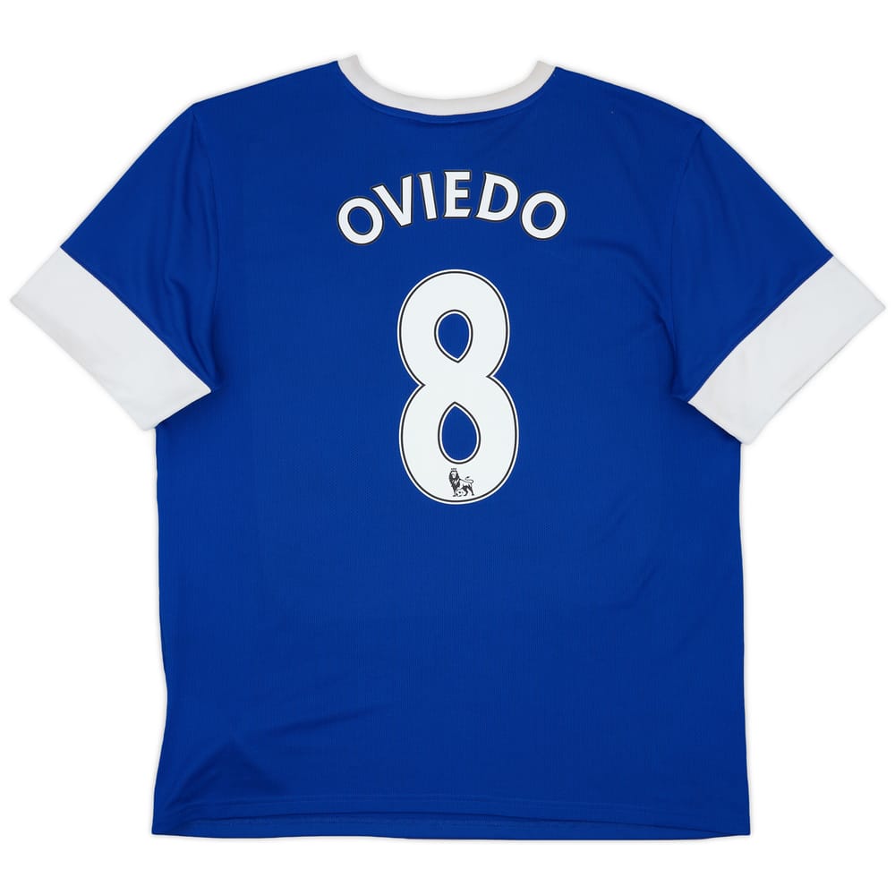 2012-13 Everton Home Shirt Oviedo #8 - 7/10 - (XL)