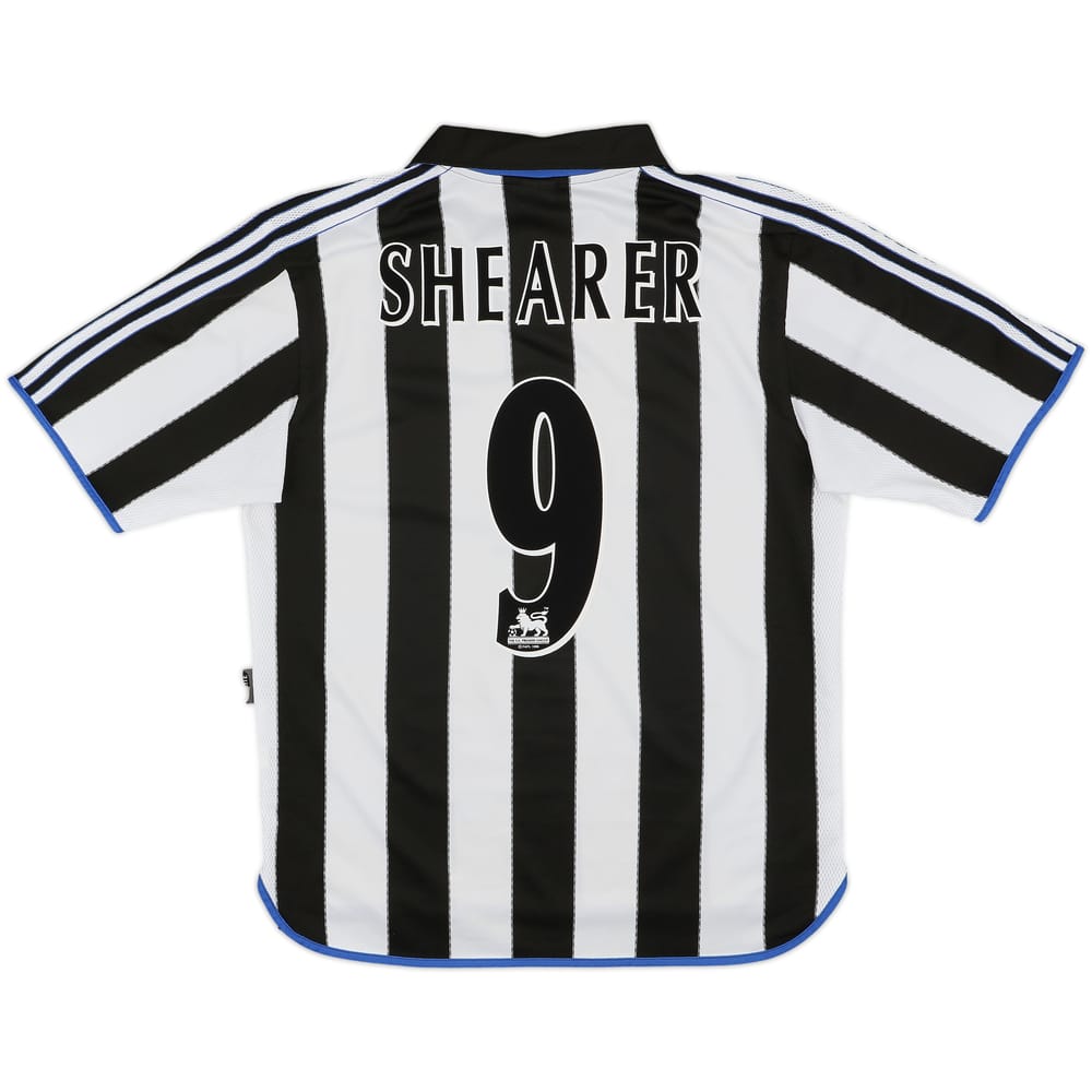 2000-01 Newcastle Home Shirt Shearer #9 - 9/10 - (L)