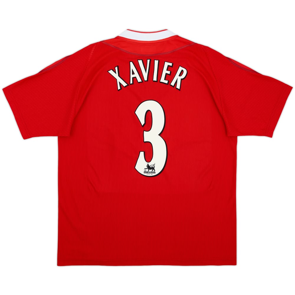 2002-04 Liverpool Home Shirt Xavier #3 - 9/10 - (L)