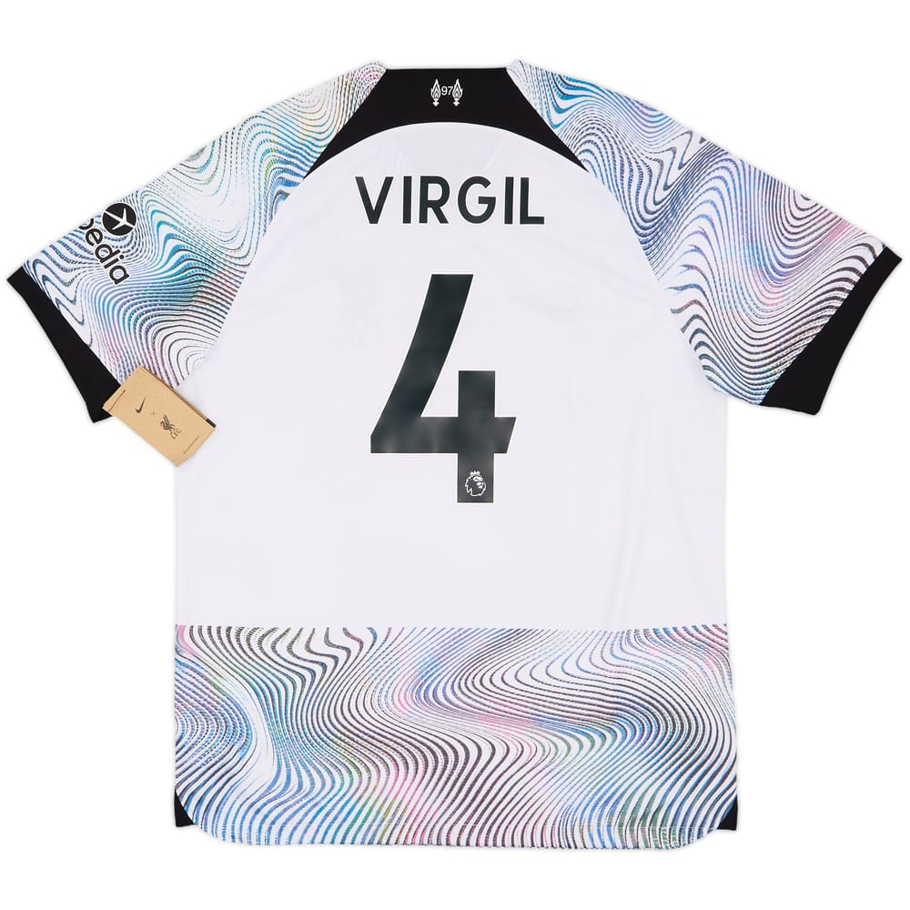 2022-23 Liverpool Away Shirt Virgil #4 (L)