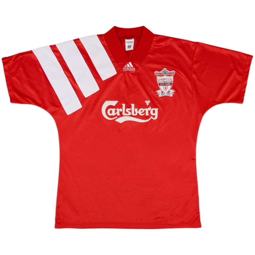 1992-93 Liverpool Centenary Home Shirt - 9/10 - (L)