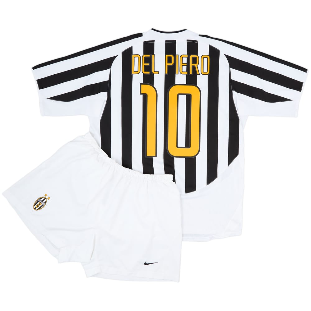 2003-04 Juventus Home Shirt & Shorts Del Piero #10 - 8/10 - (XL)