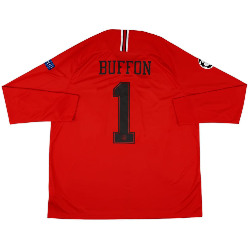 2018-19 Paris Saint-Germain GK Shirt Buffon #1 - 8/10 - (XXL)