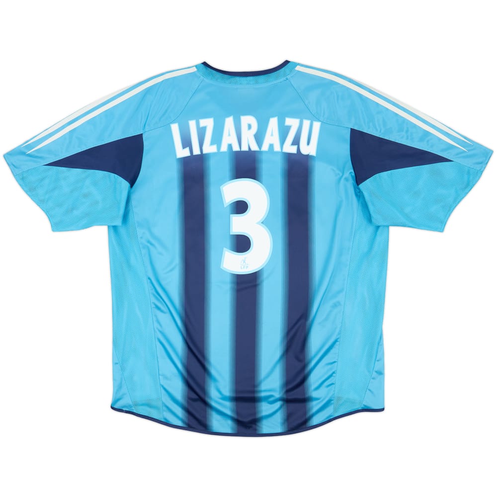 2004-05 Olympique Marseille Away Shirt Lizarazu #3 - 8/10 - (XL)