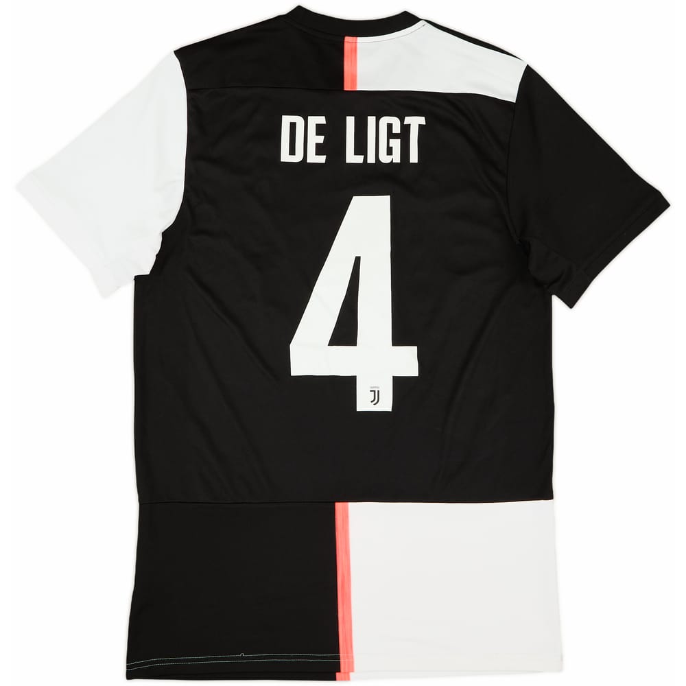 2019-20 Juventus Home Shirt De Ligt #4 - 7/10 - (M)