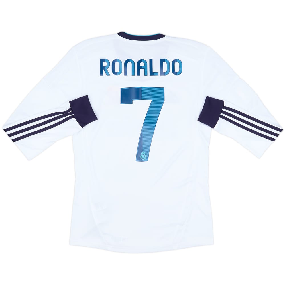 2012-13 Real Madrid Home L/S Shirt Ronaldo #7 - 7/10 - (S)