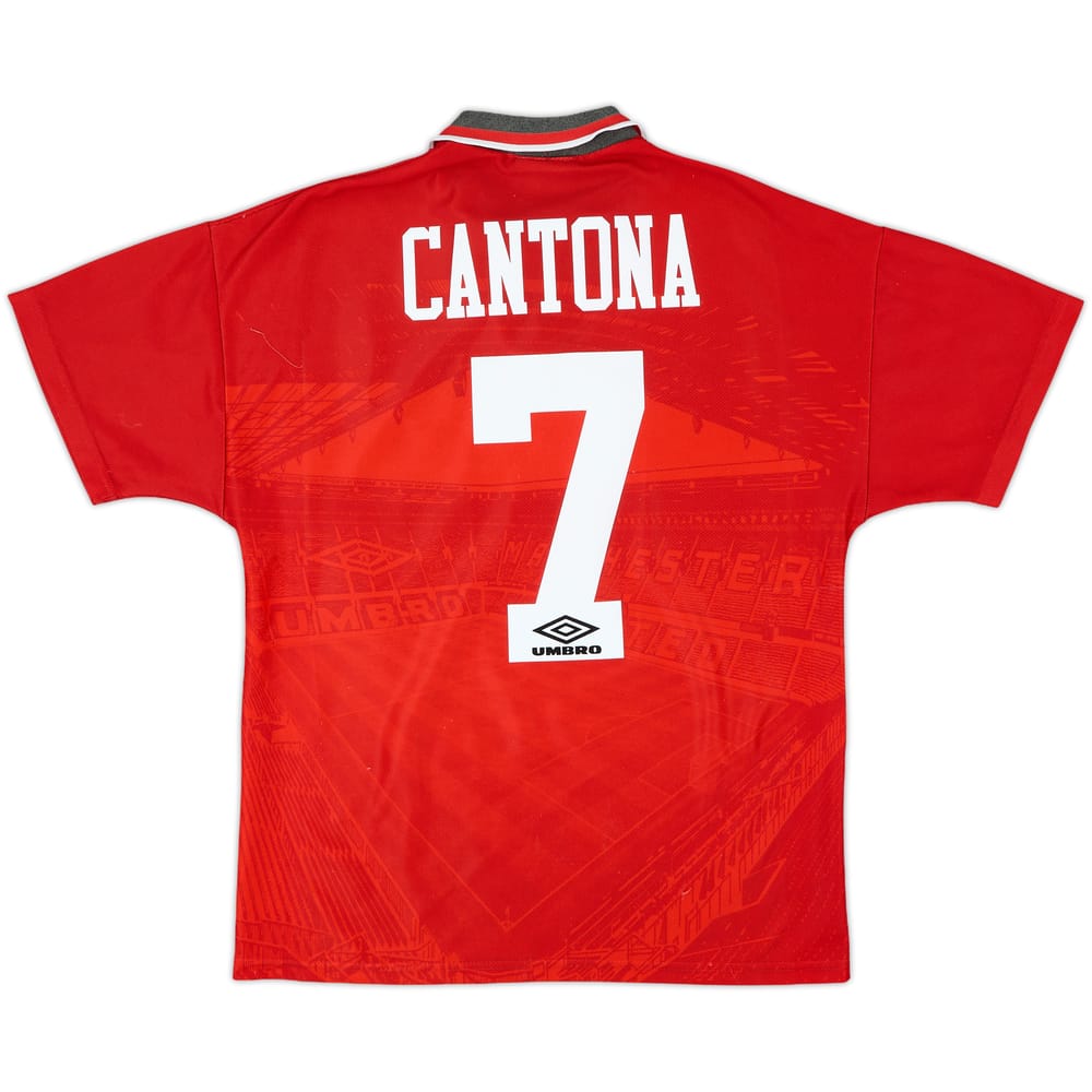 1994-96 Manchester United Home Shirt Cantona #7 - 8/10 - (M)