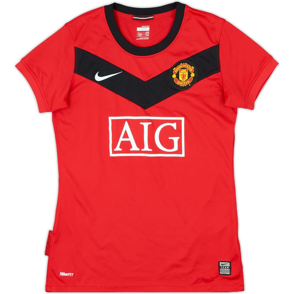2009-10 Manchester United Home Shirt - 8/10 - (Women's S)