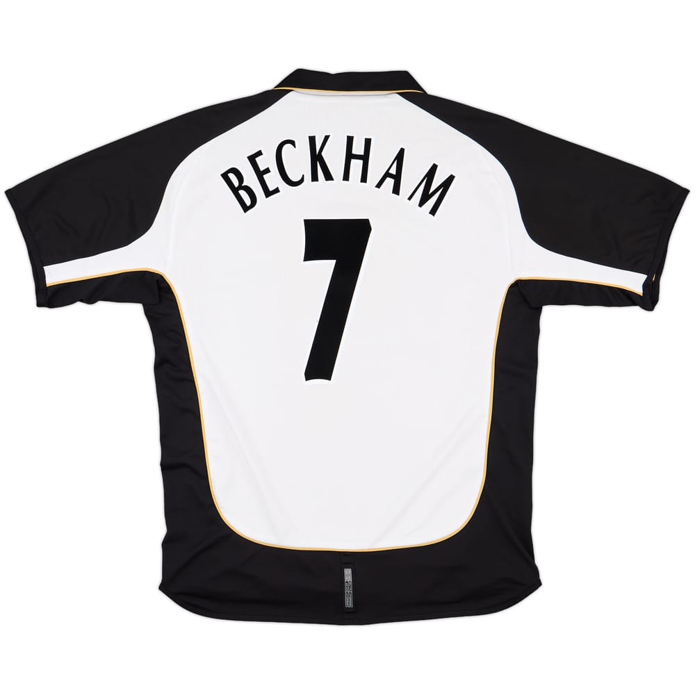 2001-02 Manchester United Centenary Away/Third Shirt Beckham #7 - 7/10 - (XL)