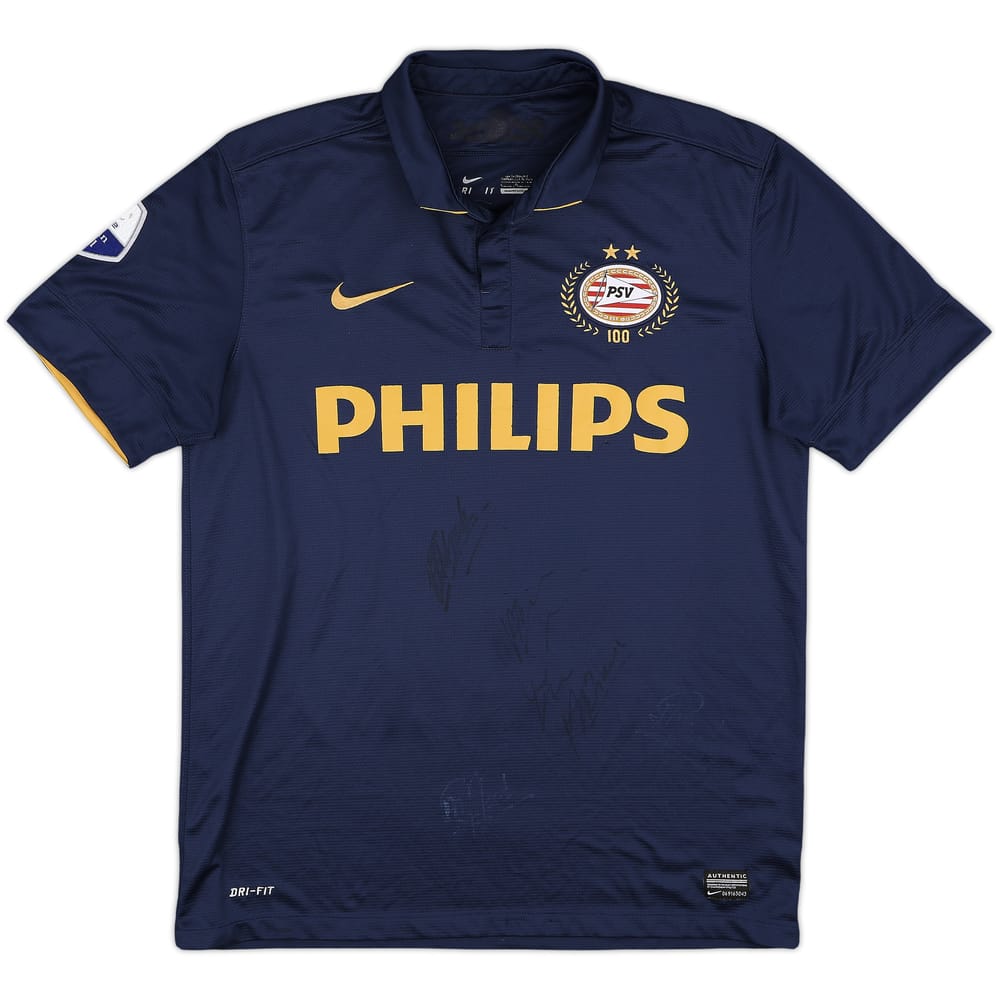 2013-14 PSV Signed Away Shirt v.d.Heijden #8 - 5/10 - (L)