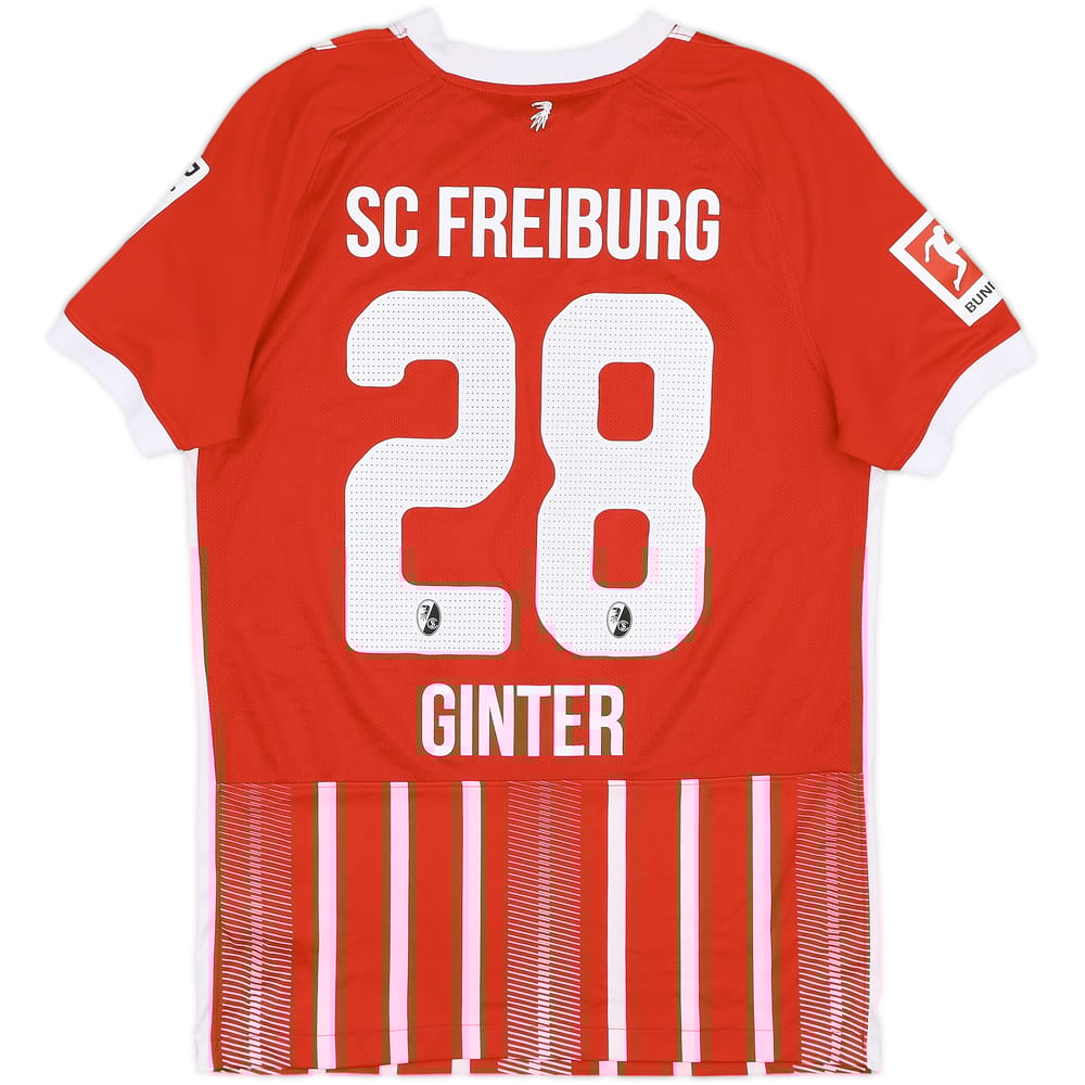 2022-23 Freiburg Home Shirt Ginter #28 - 9/10 - (L)