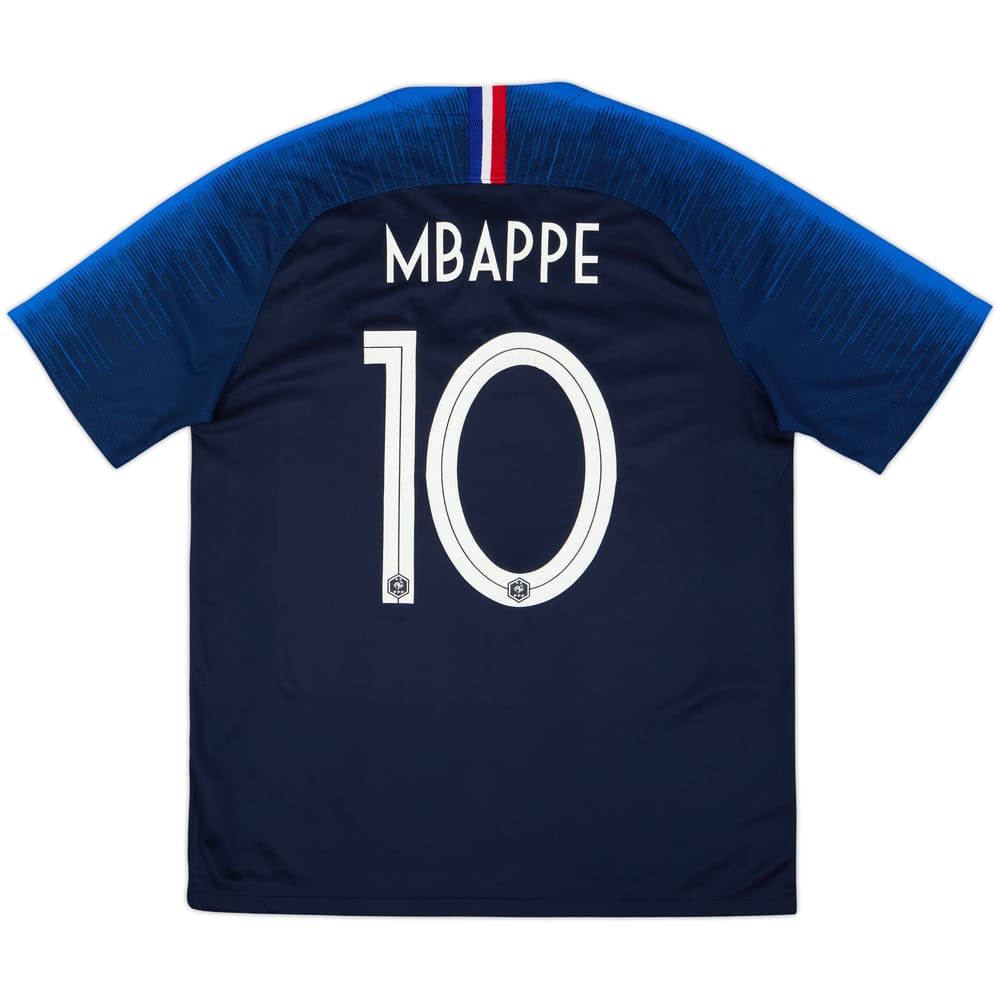 2018 France Home Shirt Mbappe #10 - 6/10 - (L)
