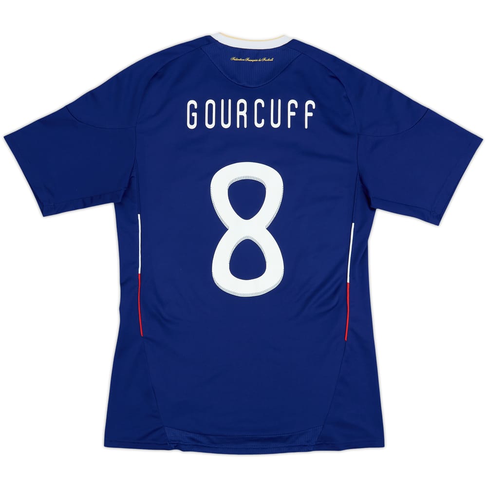 2009-10 France Home Shirt Gourcuff #8 - 9/10 - (M)