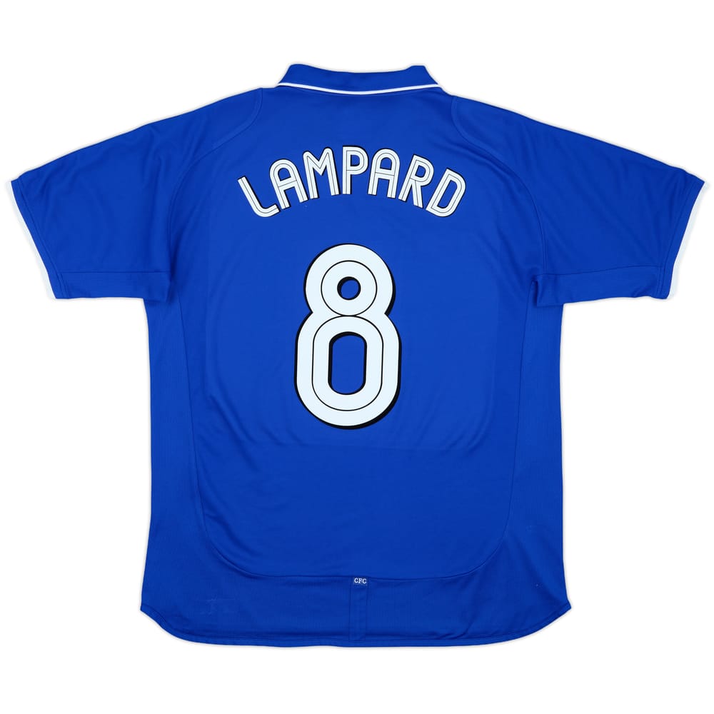 2001-03 Chelsea Home Shirt Lampard #8 - 9/10 - (L)