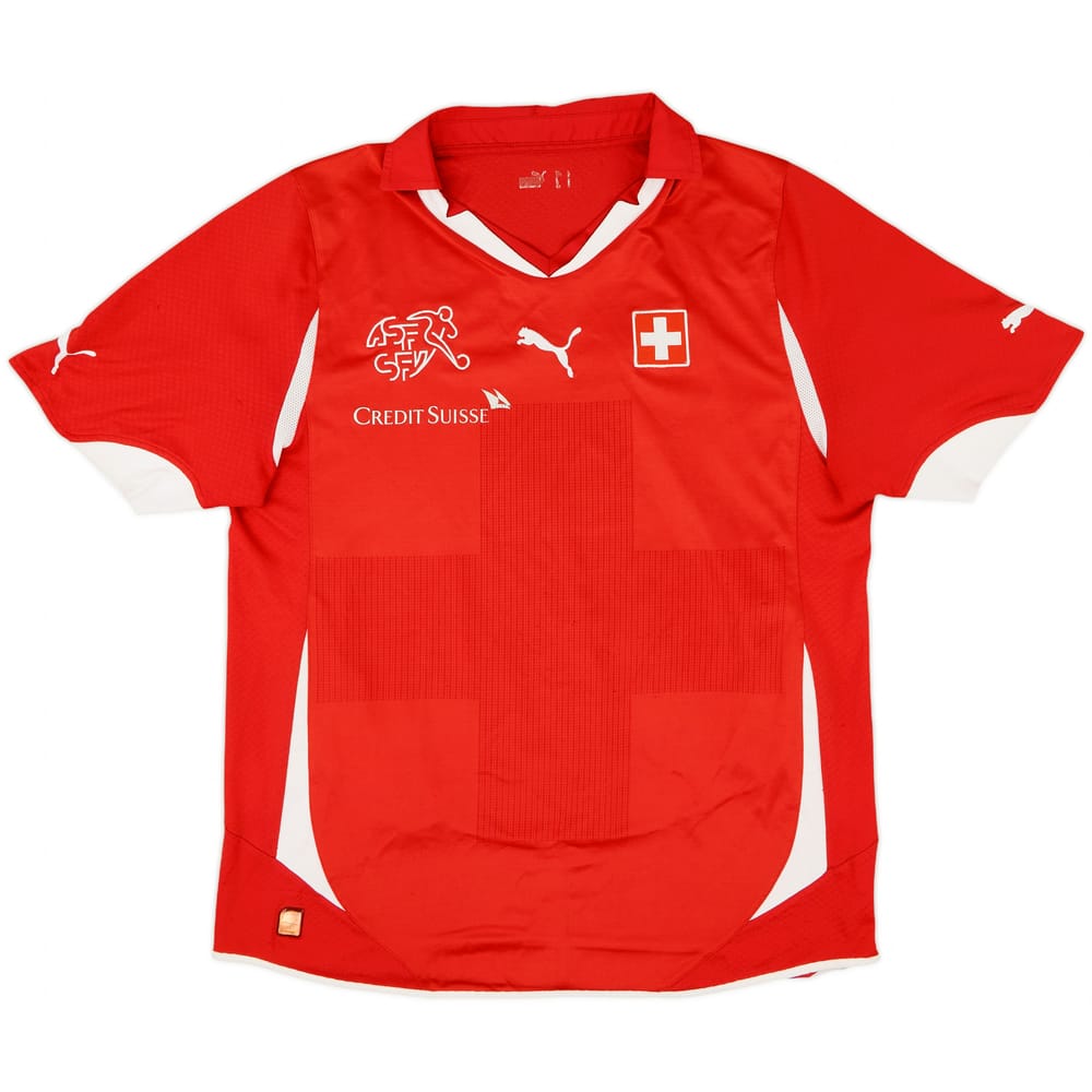 2010-11 Switzerland Home Shirt - 7/10 - (L)