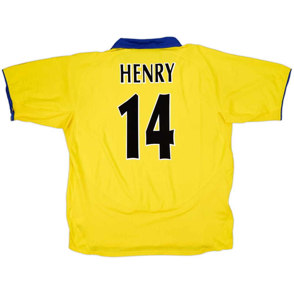 2003-05 Arsenal Away Shirt Henry #14 - 8/10 - (XXL)
