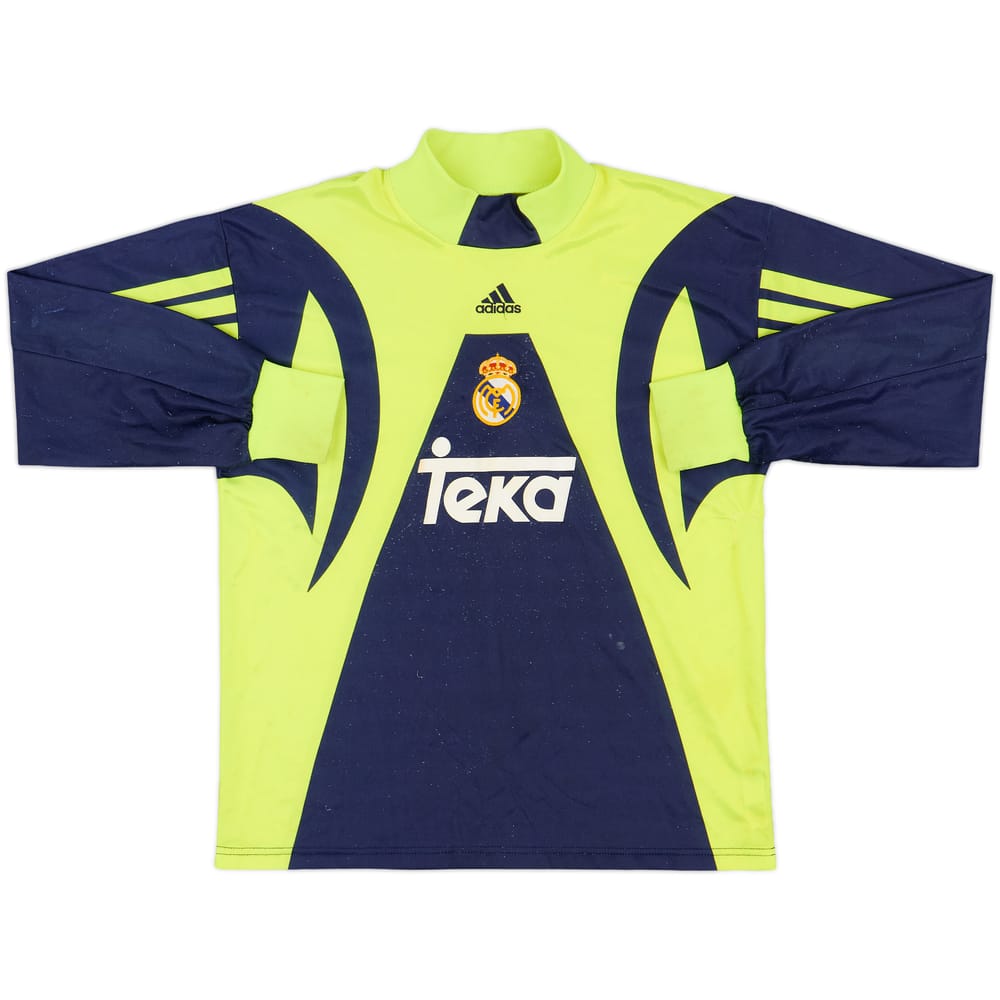 1999-01 Real Madrid GK Shirt - 7/10 - (L.Boys)