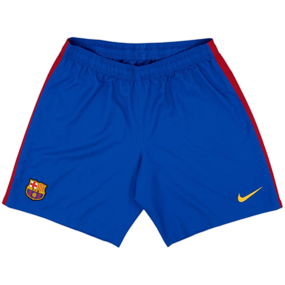 2016-17 Barcelona Home Shorts - 9/10 - (XL)
