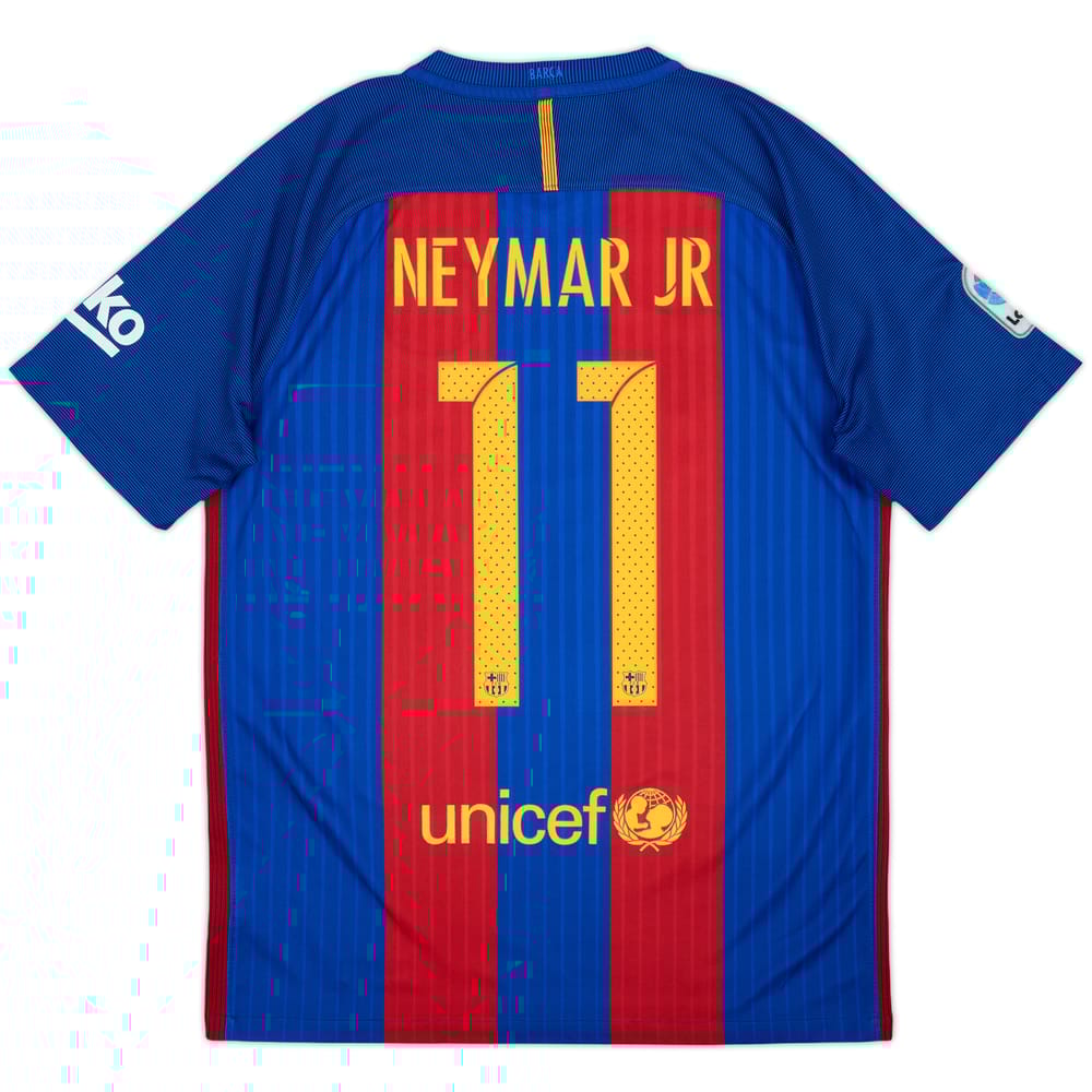 2016-17 Barcelona Home Shirt Neymar Jr #11 - 8/10 - (M)