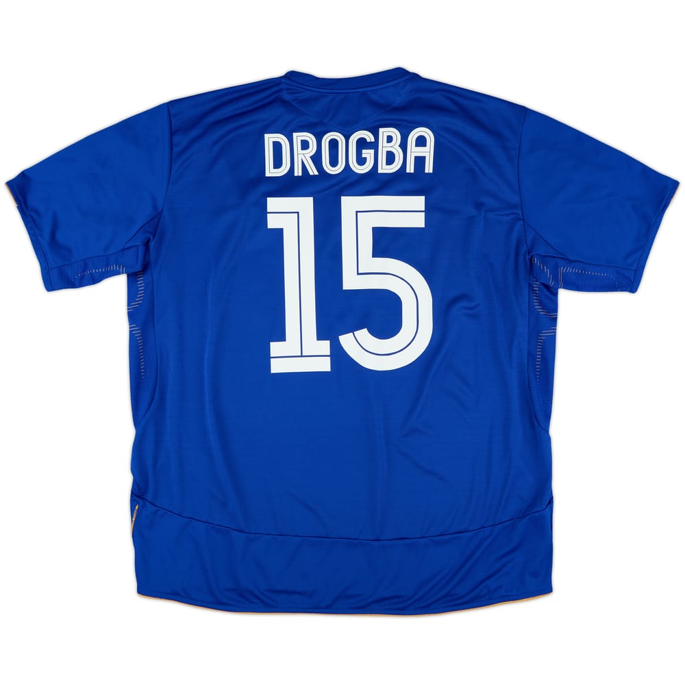 2005-06 Chelsea Centenary Home Shirt Drogba #15 - 8/10 - (3XL)