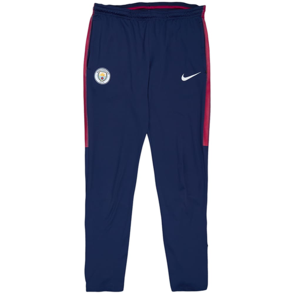 2017-18 Manchester City Nike Track Pants/Bottoms - 4/10 - (M)