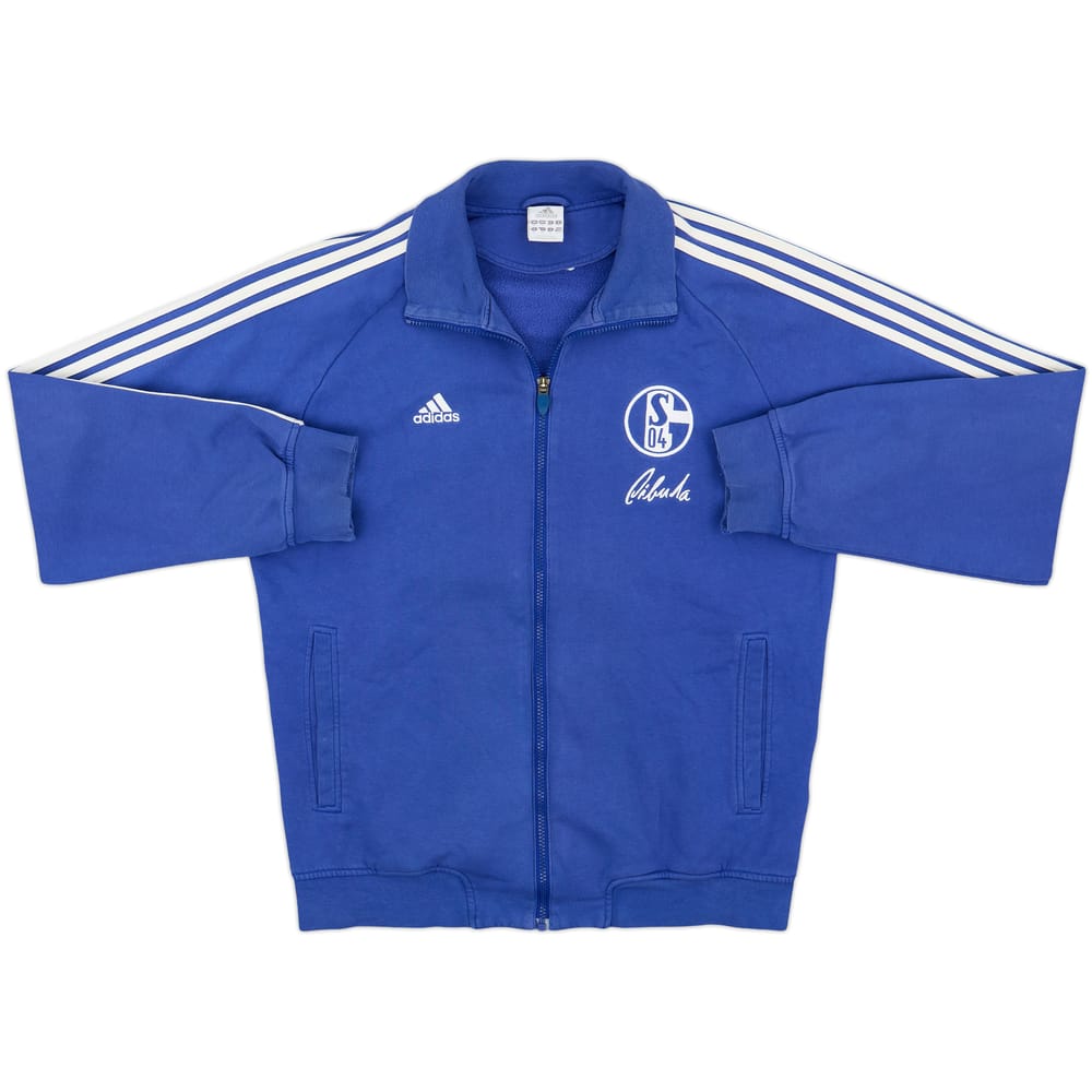 2007-08 Schalke adidas Track Jacket - 6/10 - (L)