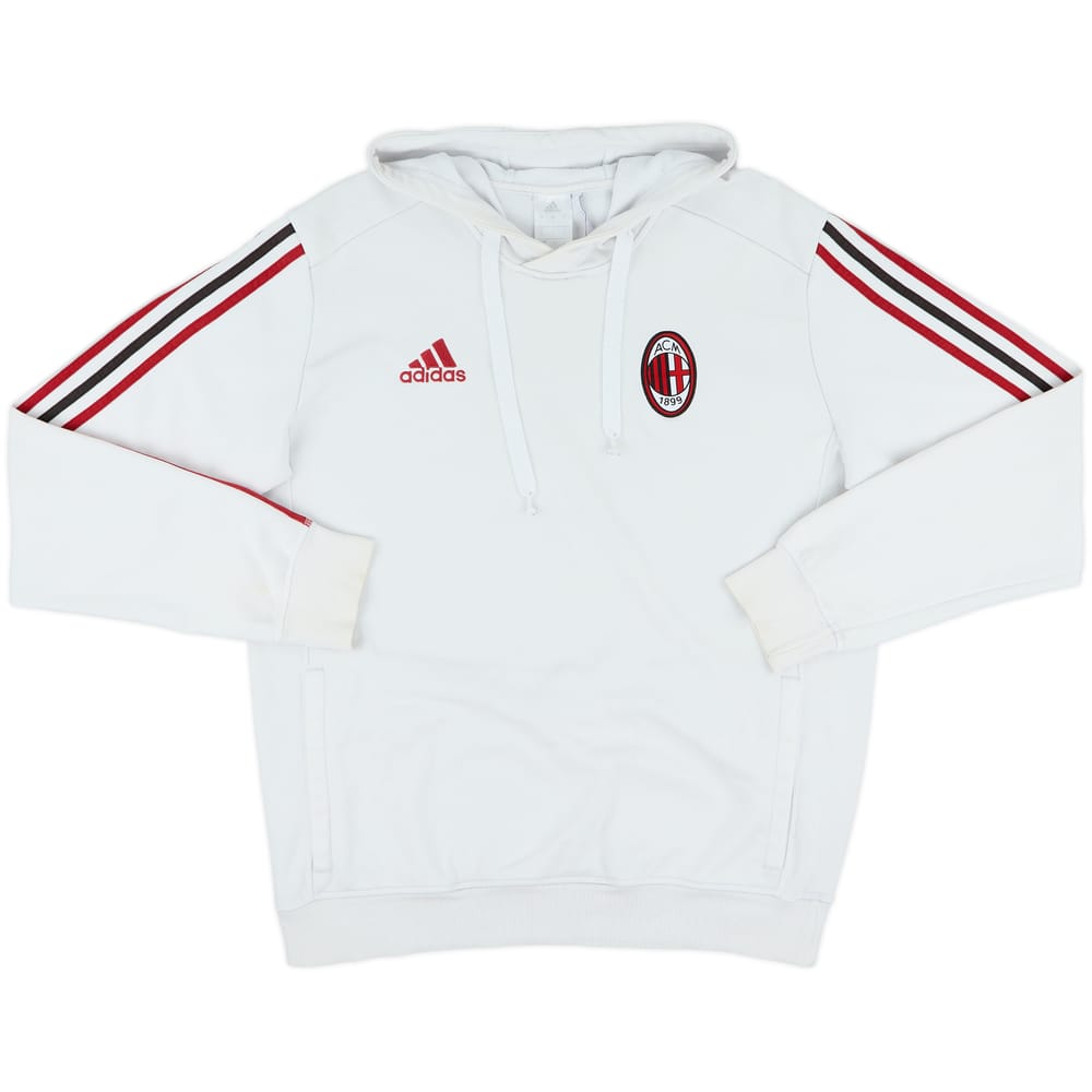 2017-18 AC Milan adidas Hooded Sweat Top - 7/10 - (L)