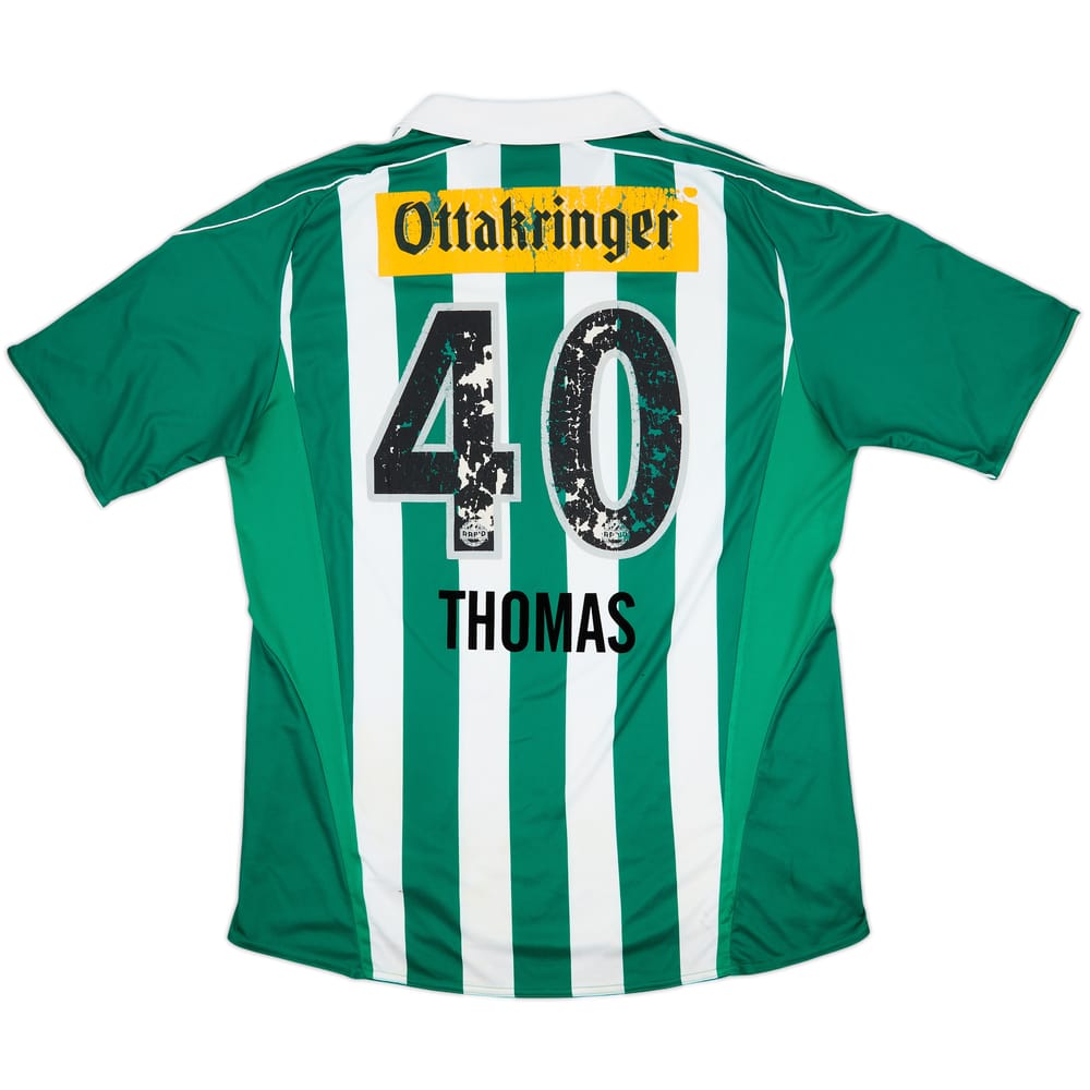 2009-10 Rapid Vienna Home Shirt Thomas #40 - 5/10 - (XXL)