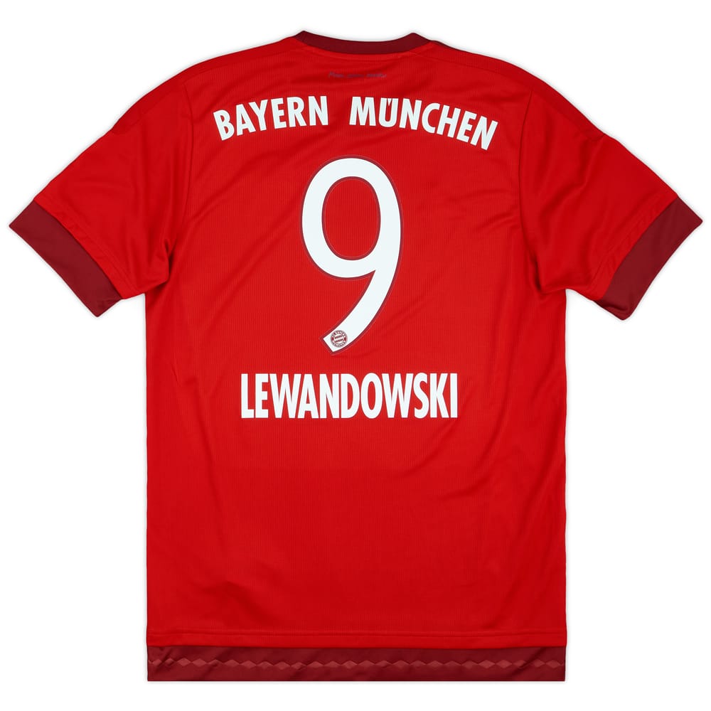 2015-16 Bayern Munich Home Shirt Lewandowski #9
