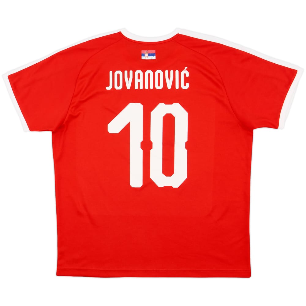2018-19 Serbia Home Shirt Jovanovic #10 - 7/10 - (L)
