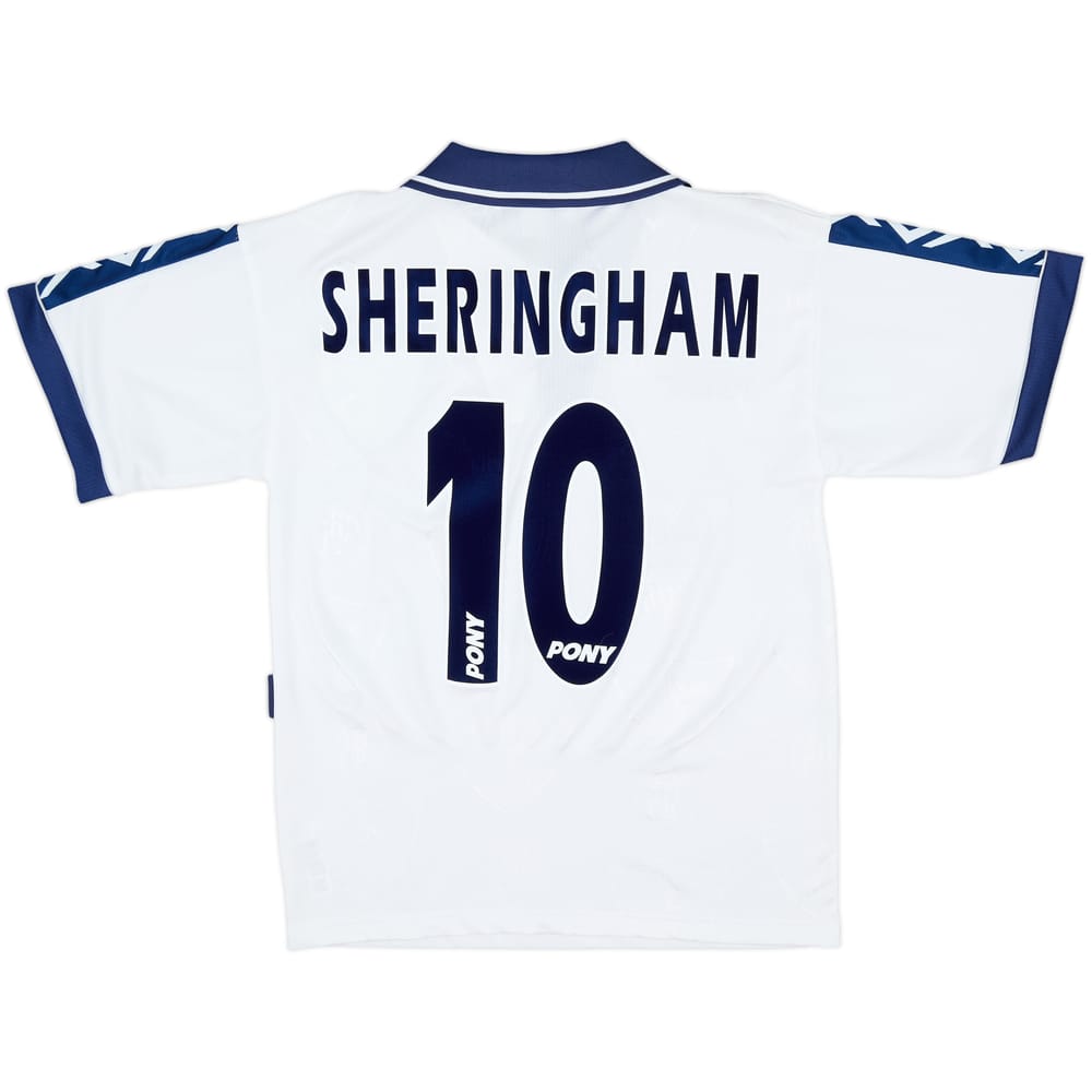 1995-97 Tottenham Home Shirt Sheringham #10 - 10/10 - (S)