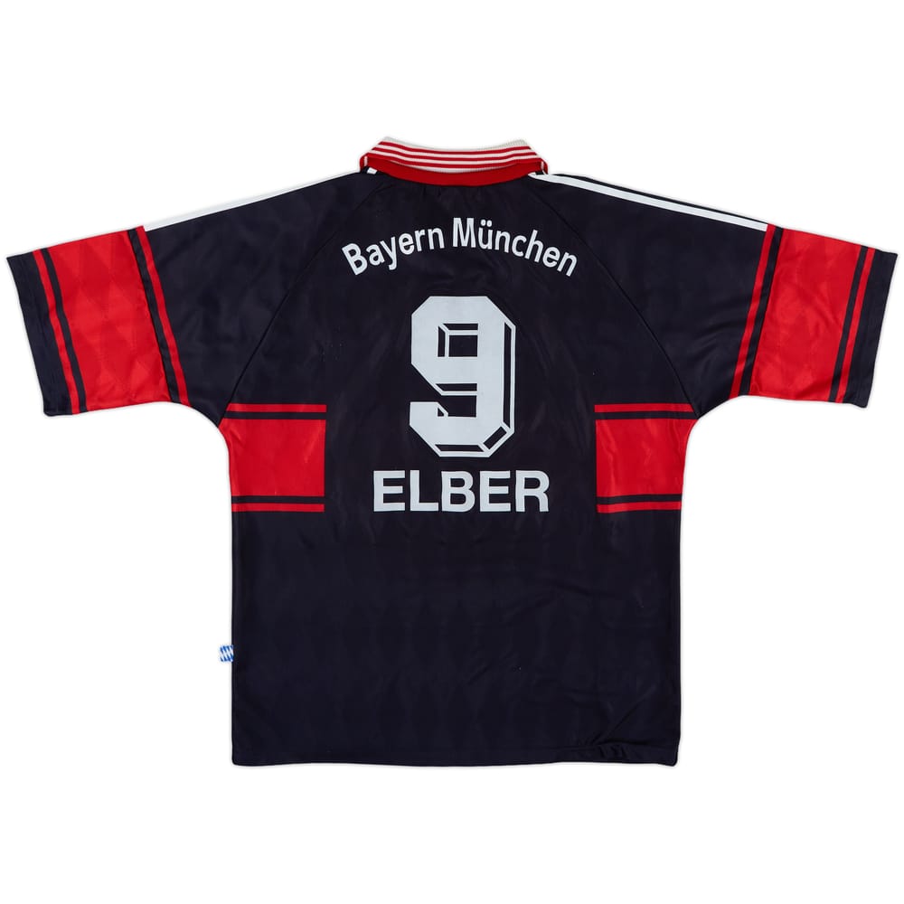 1997-99 Bayern Munich Home Shirt Elber #9 - 8/10 - (L)