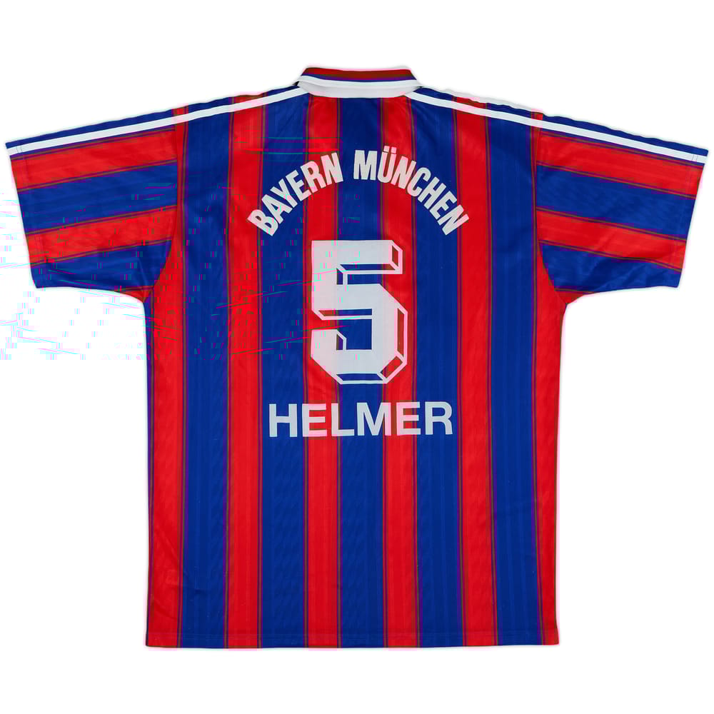1995-97 Bayern Munich Home Shirt Helmer #5 - 9/10 - (XL)
