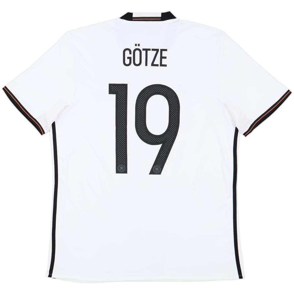 2015-16 Germany Home Shirt Gotze #19 - 9/10 - (L)