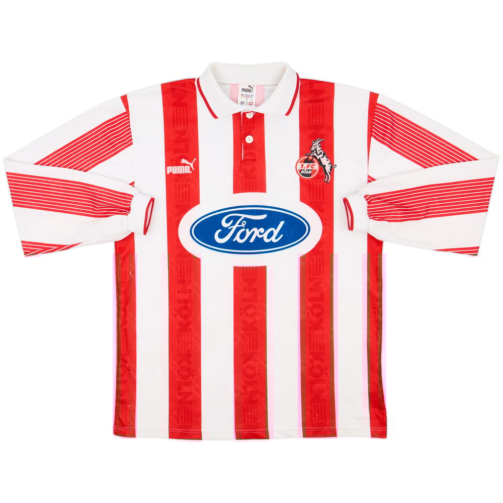 1995-96 FC Koln Home L/S Shirt - 8/10 - (M)