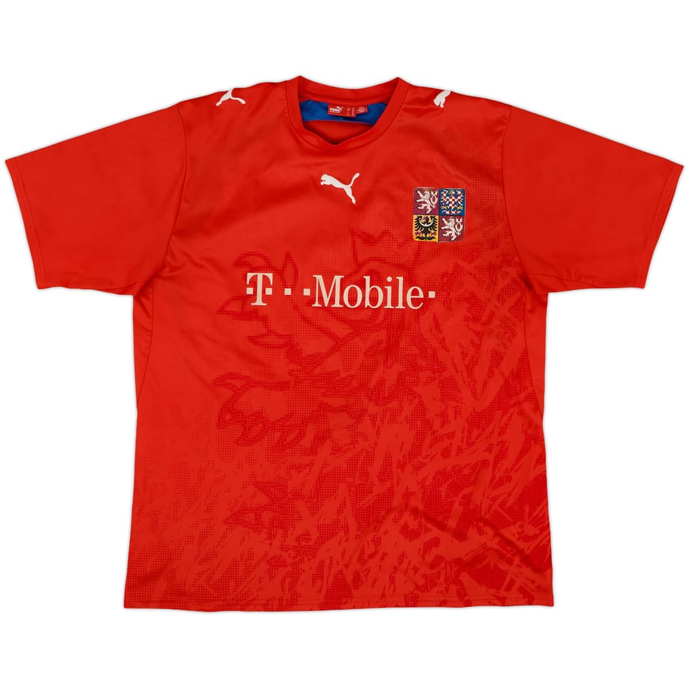2006-08 Czech Republic Basic Home Shirt - 6/10 - (XL)