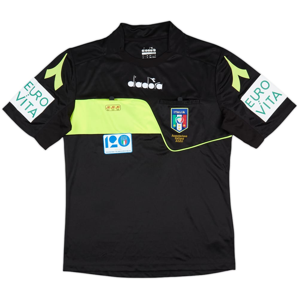 2017-18 Italy Diadora Referee Shirt - 9/10 - (S)