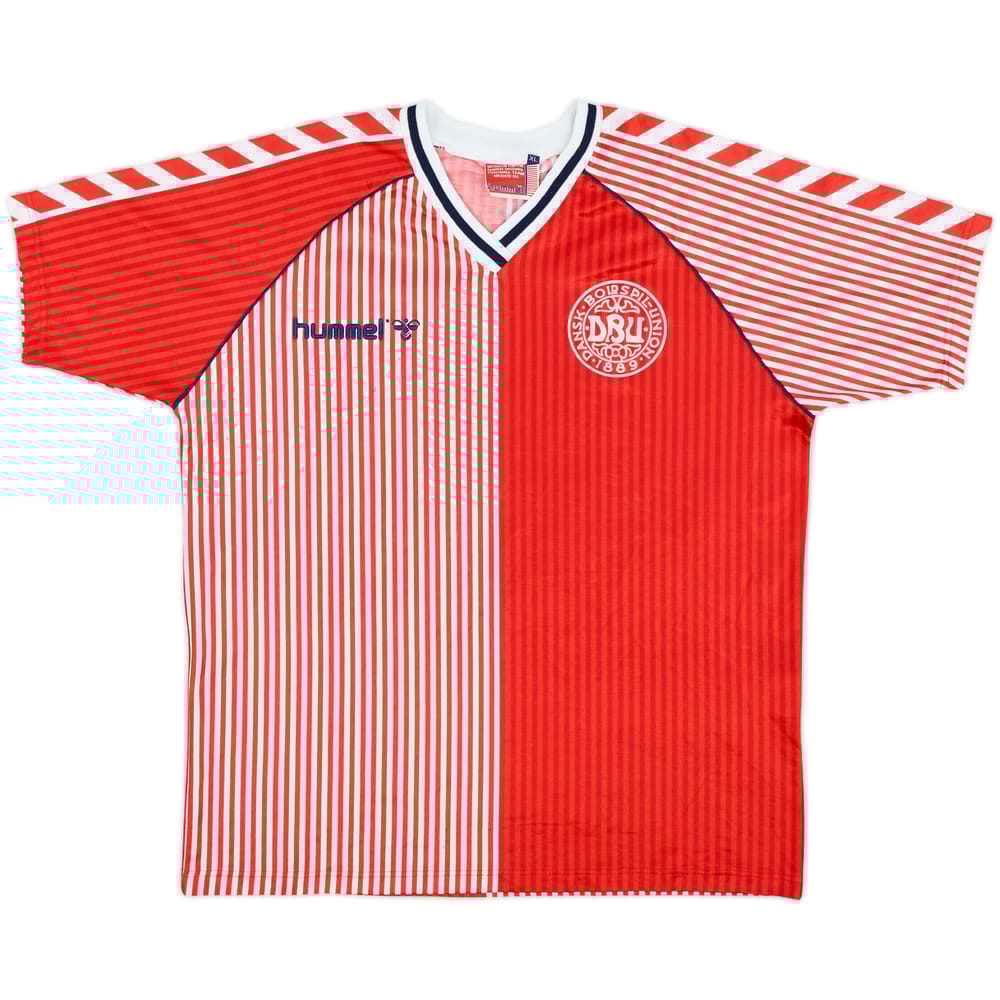 1986 Denmark Home Shirt - 8/10 - (XL)