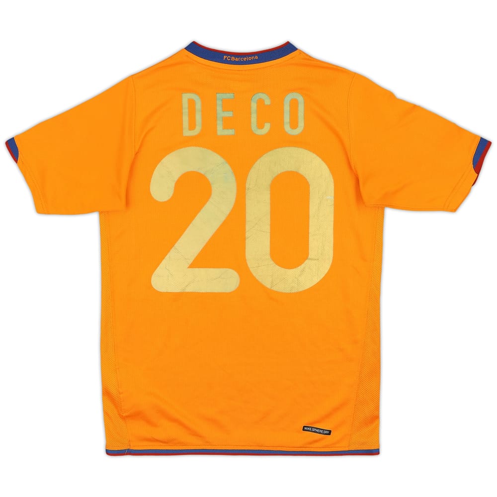 2006-08 Barcelona Away Shirt Deco #20 - 9/10 - (L.Boys)