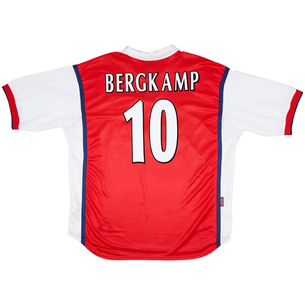 1998-99 Arsenal Home Shirt Bergkamp #10 - 8/10 - (XXL)