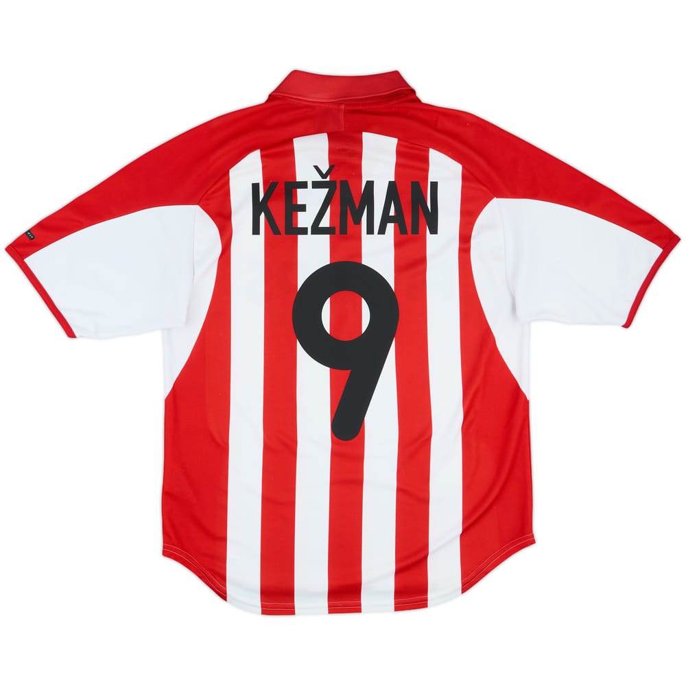2000-02 PSV Home Shirt Kezman #9 - 8/10 - (M)