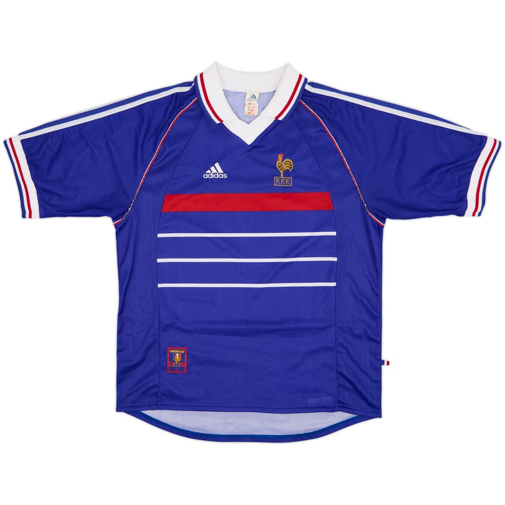 1998-00 France Home Shirt - 9/10 - (L)