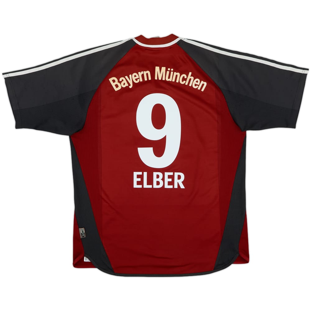 2001-02 Bayern Munich Home Shirt Elber #9 - 6/10 - (M)
