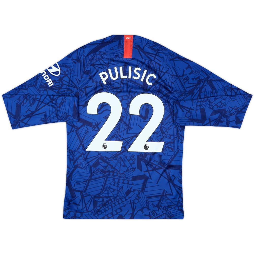 2019-20 Chelsea Home L/S Shirt Pulisic #22 - 8/10 - (S)
