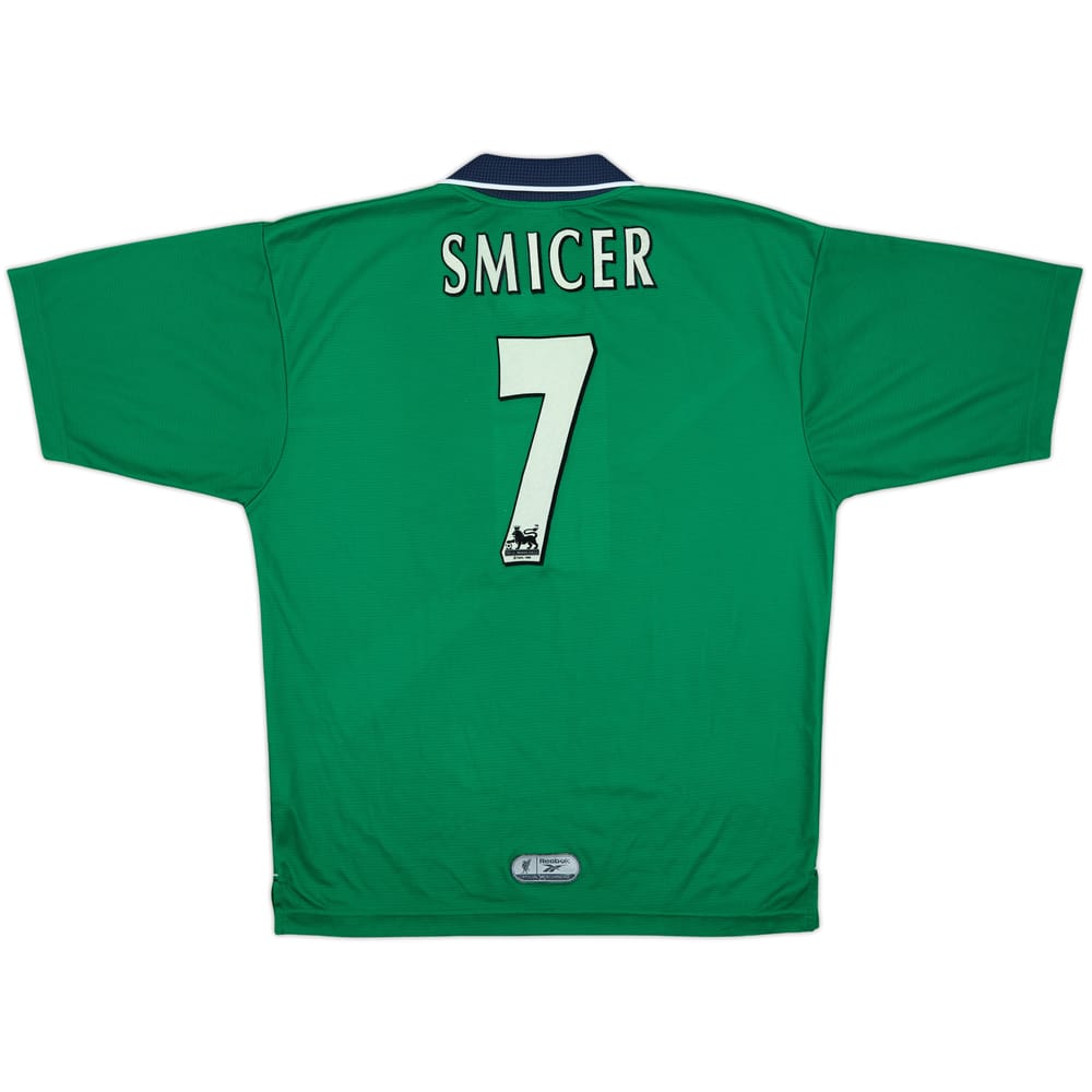 1999-00 Liverpool Away Shirt Smicer #7 - 8/10 - (M)