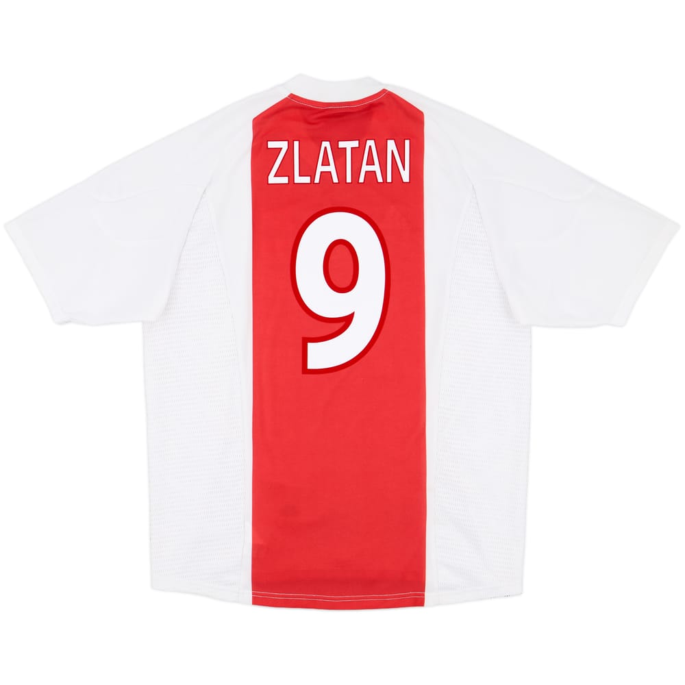 2002-04 Ajax Home Shirt Zlatan #9 - 8/10 - (L)
